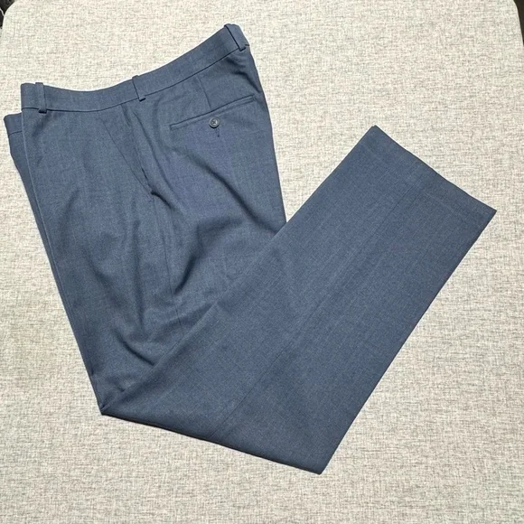 Perry Ellis Men’s Portofino Folio Flex Navy Blue Dress Pants Size 36x32 - Picture 1 of 3